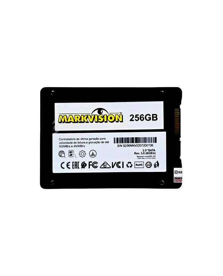 SSD SATA III 256GB 2.5" SMARK17 Markvision - Imagem 3