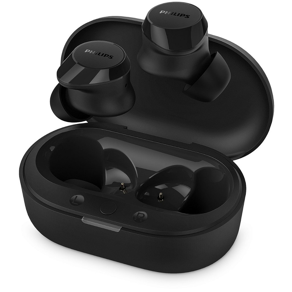 Fone de Ouvido Philips TAT1209BK/00 True Wireless Bluetooth 5.3 com Microfone Integrado e Resistência IPX4 Preto - Imagem 3