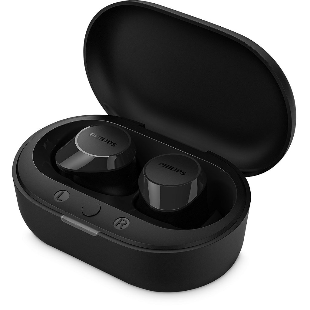 Fone de Ouvido Philips TAT1209BK/00 True Wireless Bluetooth 5.3 com Microfone Integrado e Resistência IPX4 Preto - Imagem 4