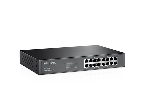 Switch TP-LINK TL-SG1016D 16 Portas Gigabit Rackmount