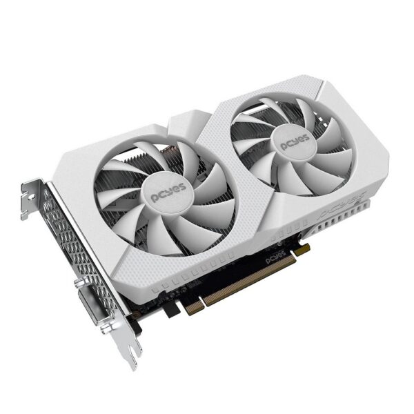 Placa de Vídeo PCYES RTX 3050 Projeto Edge 6GB GDDR6 96 Bits Branca DLSS Ray Tracing PVRTX30506WTPE
