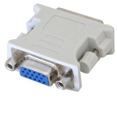 Adaptador Conversor DVI-I Macho (24+5 Pinos) para VGA Fêmea (15 Pinos) Genérico - Imagem 2