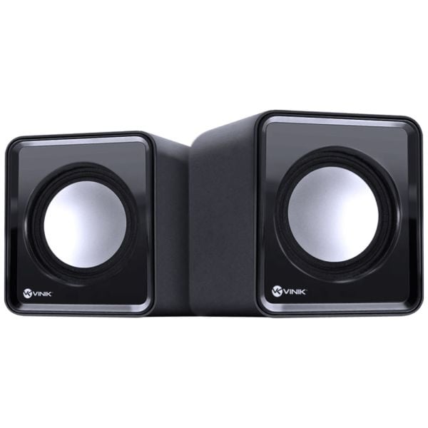 Caixa de Som Vinik VS-01 2.0 Canais 2W RMS Alimentação USB Conexão P2 3.5mm com Controle de Volume - Imagem 5
