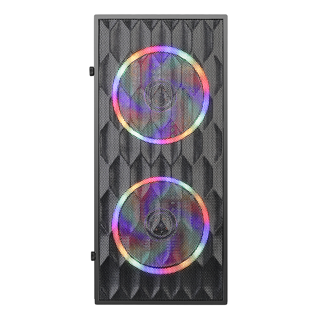 Gabinete Bluecase Hive BG-057 Mid Tower mATX Mini-ITX Lateral Vidro Temperado USB 3.0 Preto com 2 Fans - Imagem 2