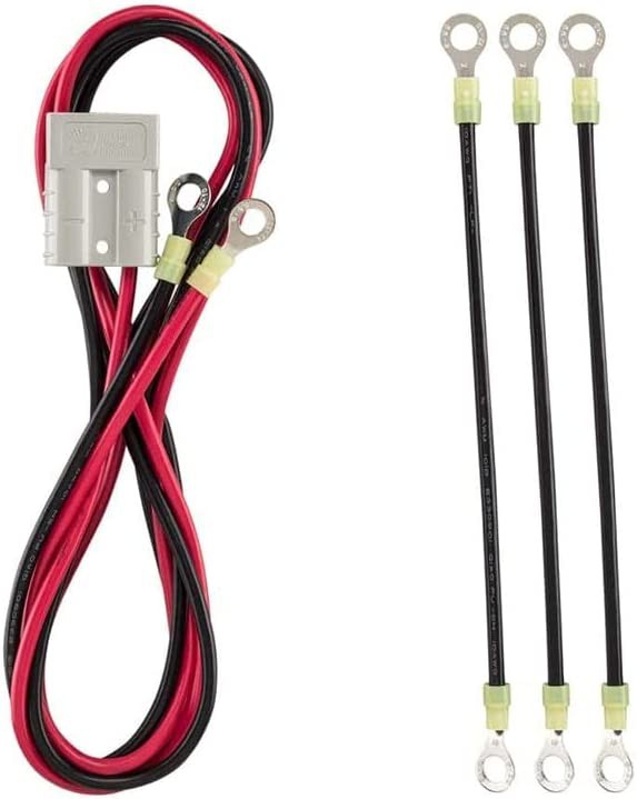 Cabo de Engate Rápido para Bateria Externa Intelbras CBO 603 24V 50A Conector SB 50 10 AWG - Imagem 2