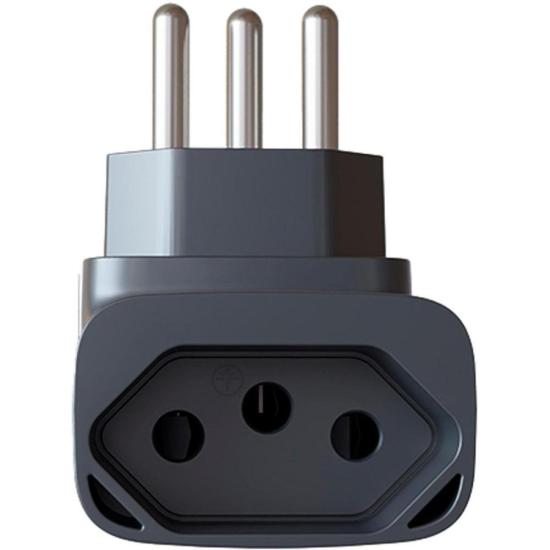 Protetor de Surto DPS Clamper Pocket Fit 1 Tomada 20A 3 Pinos Preto POCKET FIT BK - Imagem 3