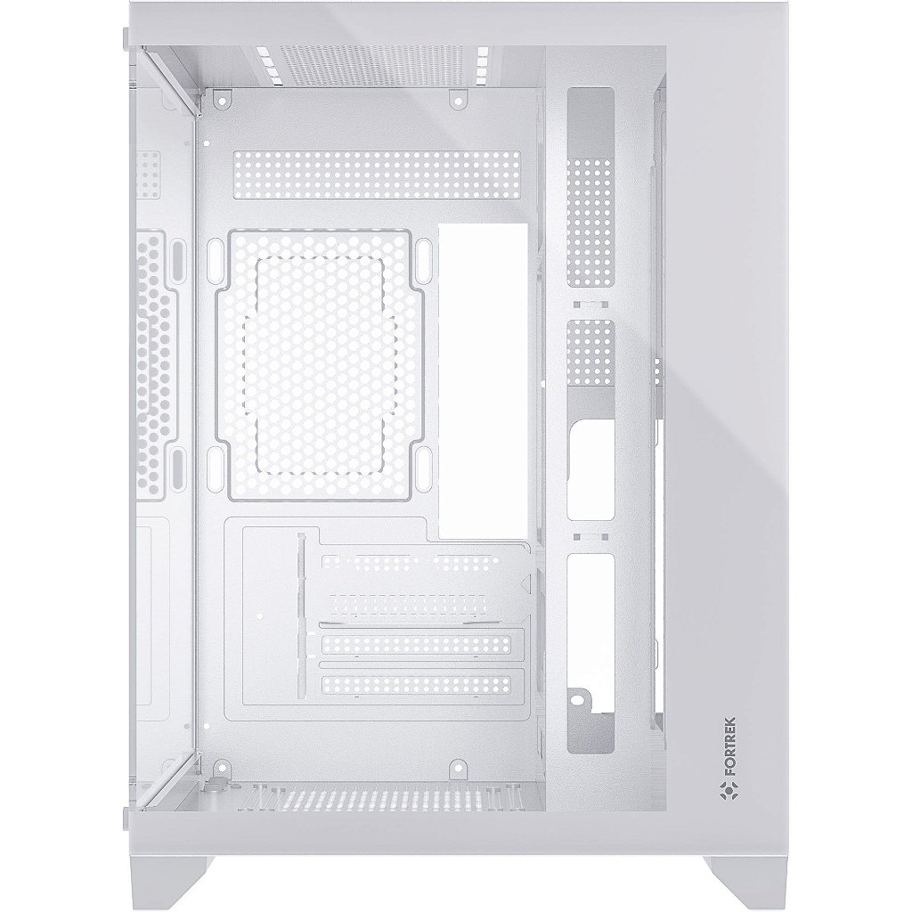 Gabinete Fortrek Clarity White Mid Tower Aquário Vidro Temperado Branco Micro ATX/ITX USB 3.0 - Imagem 5
