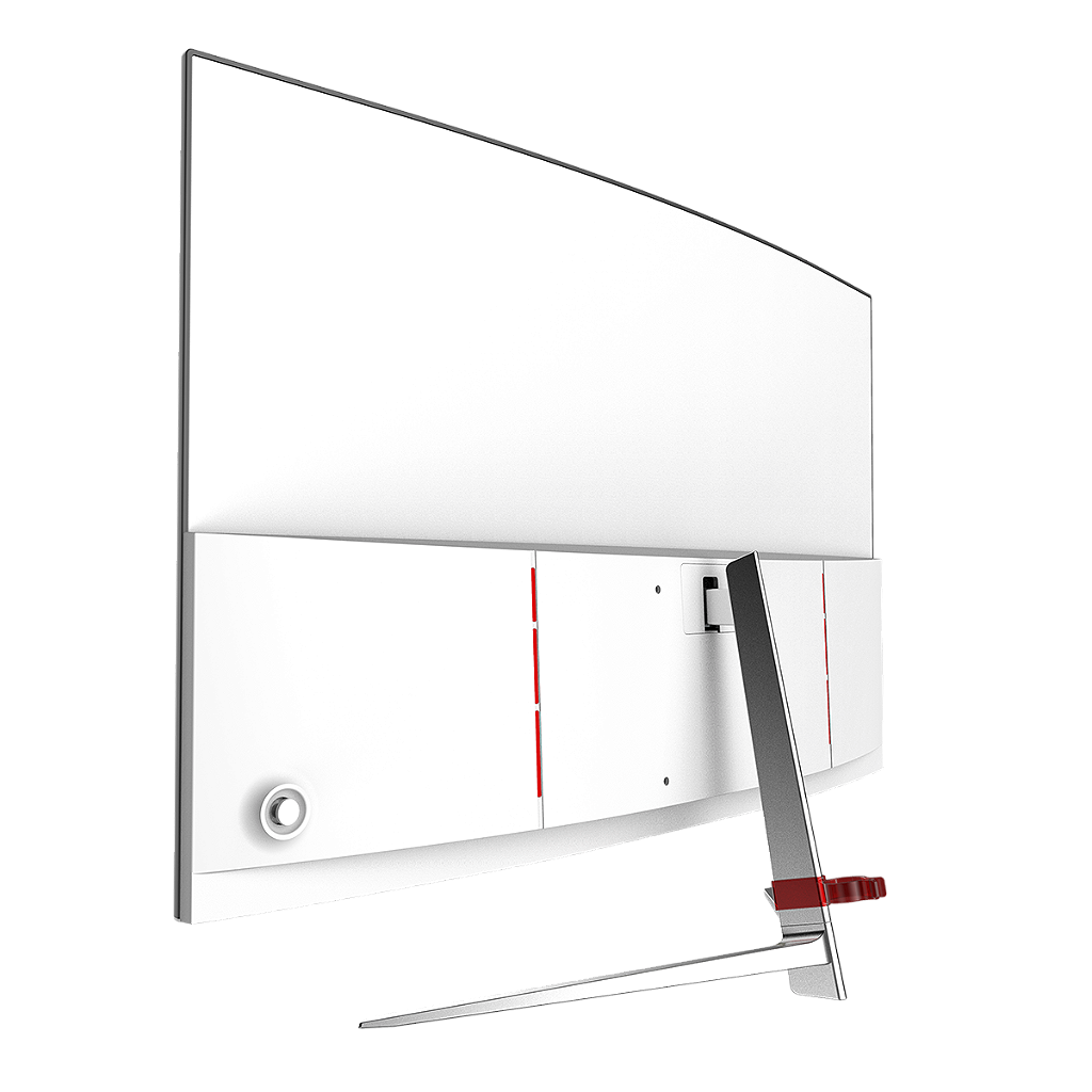 Monitor BLUECASE 27pol BM27FFH3GCW Full HD VA Curvo 100Hz HDMI VGA Branco - foto 3