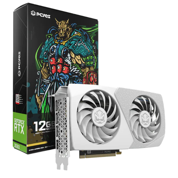 Placa de Vídeo PCYES GeForce RTX 3060 Graffiti Edge 12GB GDDR6 Dual Fan