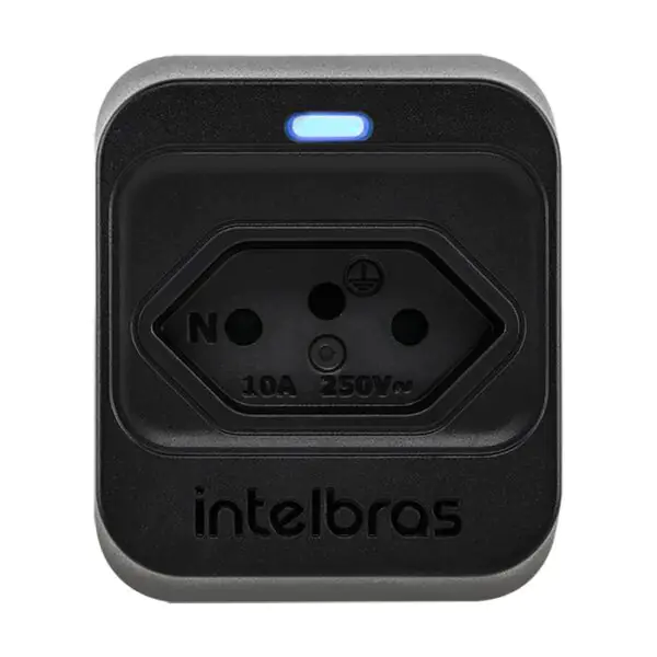 Protetor de Surtos Intelbras EPS-301 1 Tomada 10A Bivolt com Filtro de Linha EMI/RFI