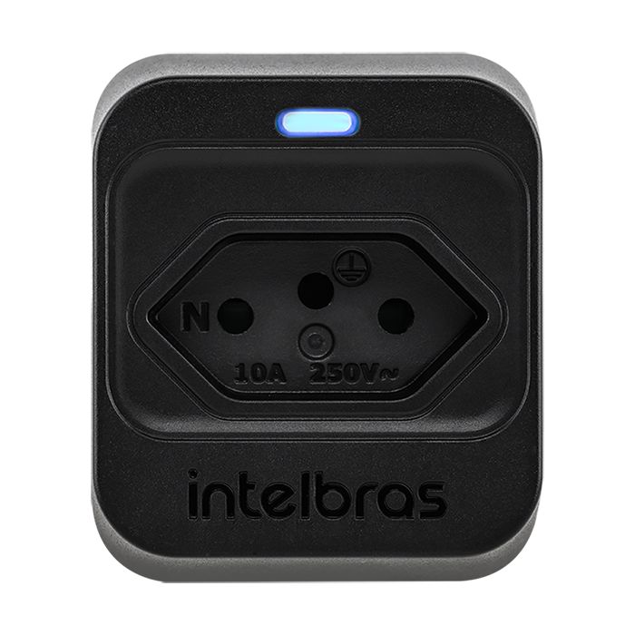 Protetor de Surtos Intelbras EPS-301 1 Tomada 10A Bivolt com Filtro de Linha EMI/RFI
