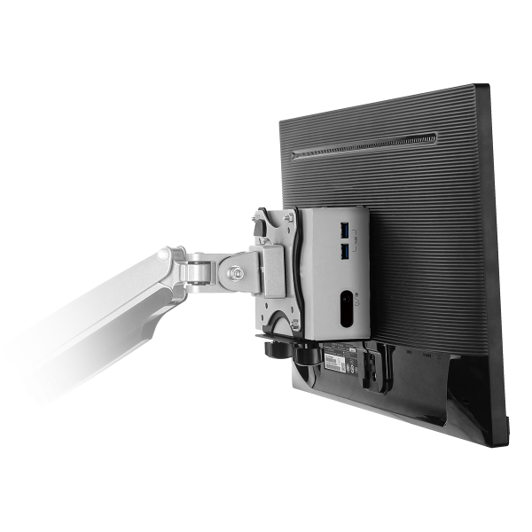 Suporte PCYES PLMSC01 para Mini PC NUC Thin Client VESA 50/75/100mm Ajustável 17-70mm - Imagem 4