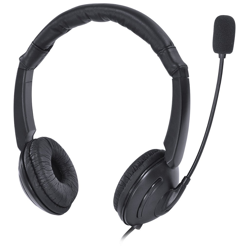 Headset Corporativo Vinik VK390 USB com Microfone Omnidirecional e Cabo Trançado de 1.8m - Imagem 3