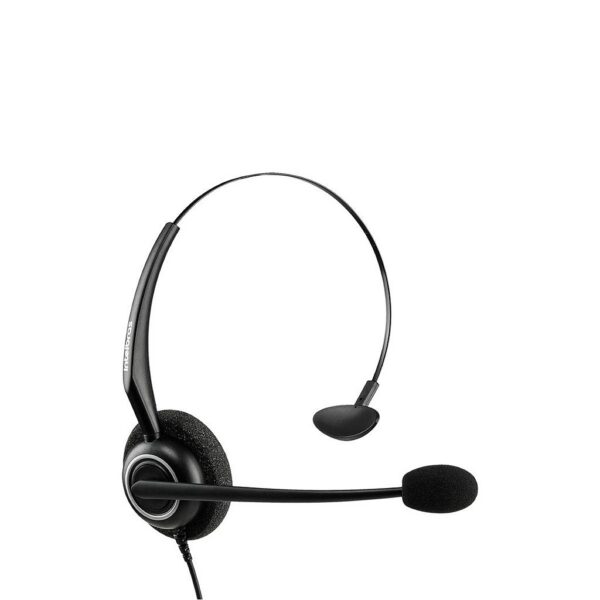 Headset Monoauricular Intelbras CHS 55 USB com Microfone Cancelador de Ruído, Controle de Volume e Tiara Ajustável