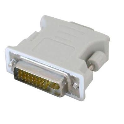 Adaptador Conversor DVI-I Macho (24+5 Pinos) para VGA Fêmea (15 Pinos) Genérico