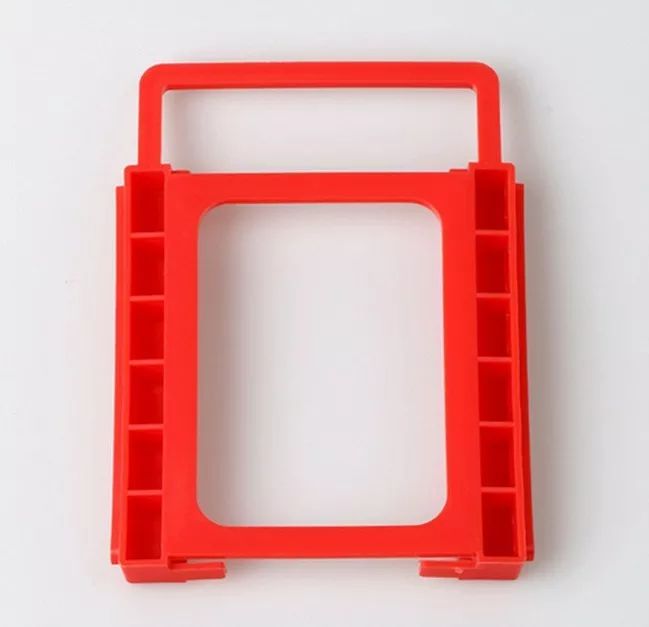Suporte Adaptador de Baia 3.5 para 2.5 Polegadas para HD ou SSD Plástico Vermelho