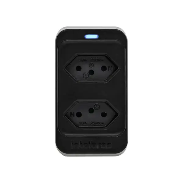 Protetor de Surtos Intelbras EPS-302 Bivolt 2 Tomadas 10A com Filtro de Linha EMI/RFI