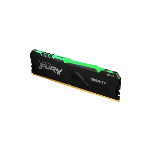 Memória RAM DDR4 16GB 3600MHz Desktop Kingston Fury Beast RGB KF436C18BB2A/16