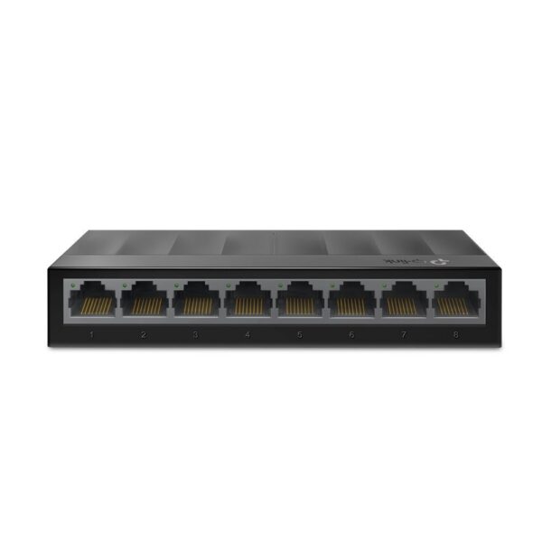 Switch de Rede GIGABIT TP-LINK LS1008G 8 Portas 10/100/1000Mbps Mesa Plug and Play Preto MTP0021