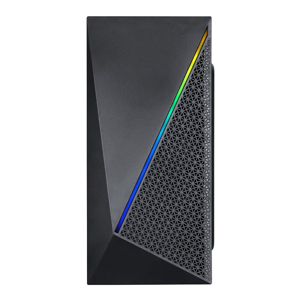Gabinete Gamer Vinik Murk GGMACBK Mid-Tower mATX/ITX Janela Acrílico Fita LED RGB USB 3.0 Preto