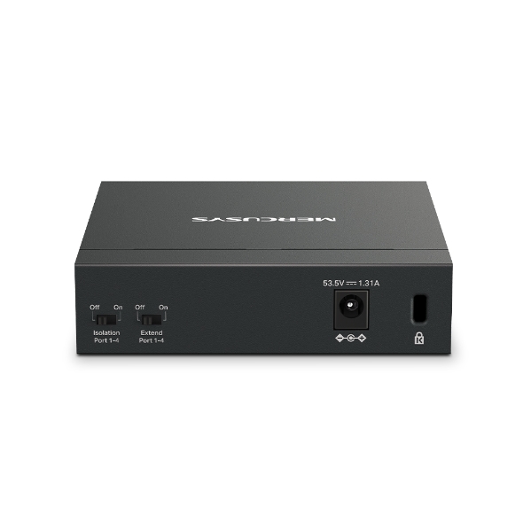 Switch de Mesa Mercusys MS105GP 5 Portas Gigabit com 4 PoE+ 65W