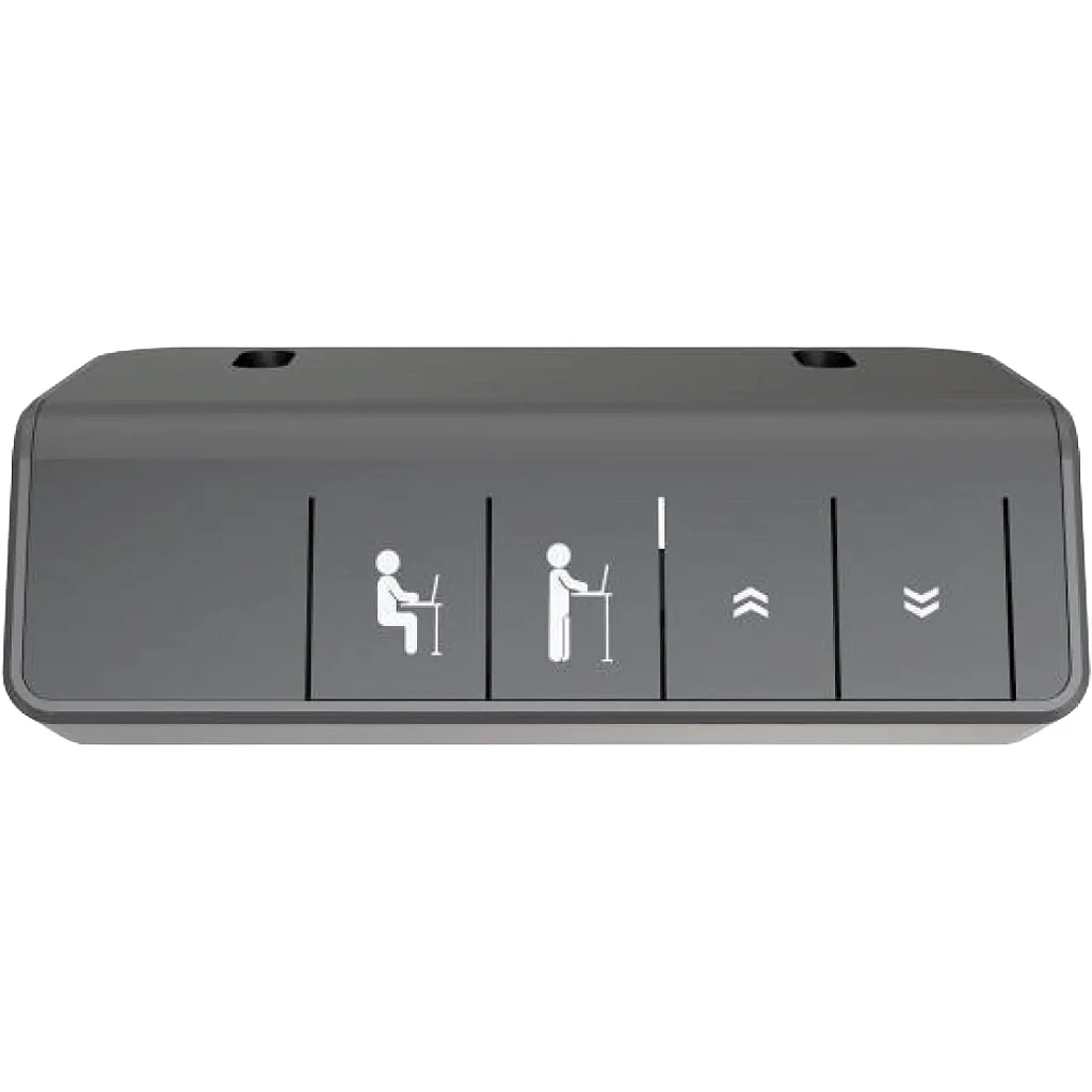 Mesa Elétrica com Altura Ajustável UNICO FORTREK Lift 120x60cm Motor Único Bivolt Preta