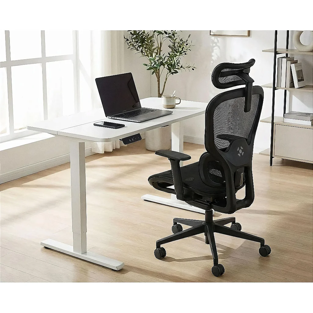 Mesa Elétrica com Altura Ajustável UNICO FORTREK Lift Motor Único 120x60cm Suporta 60kg Branca