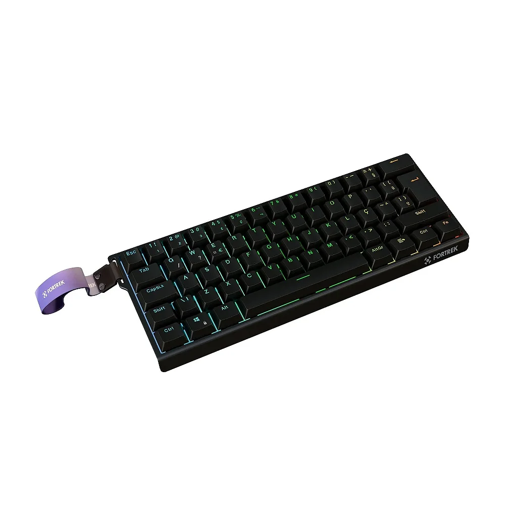 Teclado Gamer FORTREK Ora Switch Magnético Bluetooth 8000Hz ARGB ABNT2