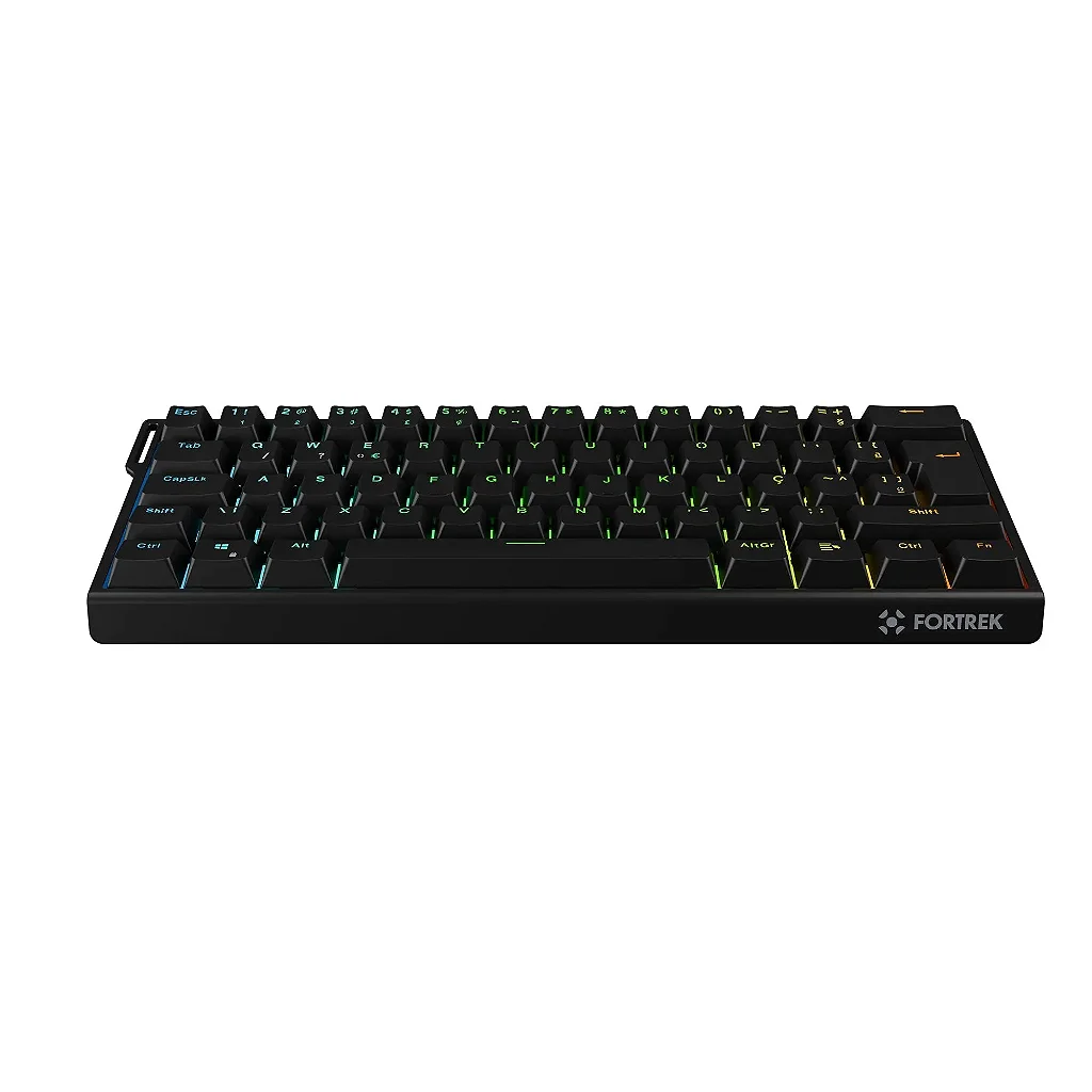 Teclado Gamer FORTREK Ora Switch Magnético Bluetooth 8000Hz ARGB ABNT2