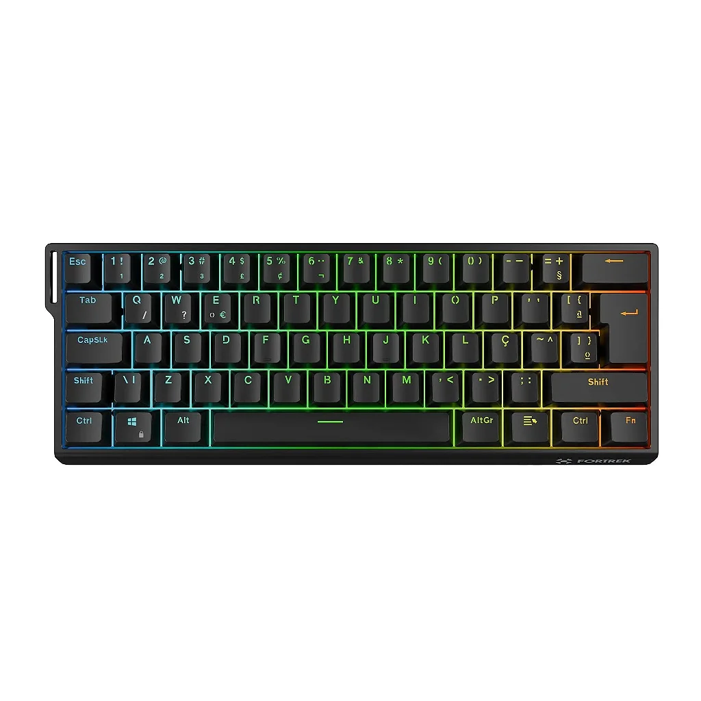 Teclado Gamer FORTREK Ora Switch Magnético Bluetooth 8000Hz ARGB ABNT2