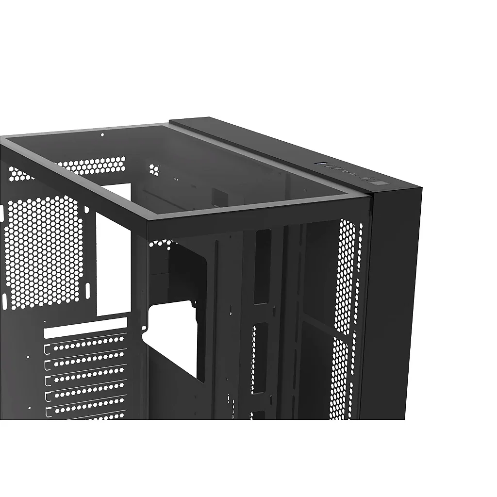 Gabinete Gamer FORTREK Clarity Full Mid-Tower ATX Vidro Temperado Aquário Preto