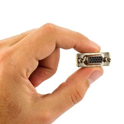 Adaptador Emenda VGA Macho para Fêmea 15 Pinos HD15 Extensor de Cabo de Vídeo
