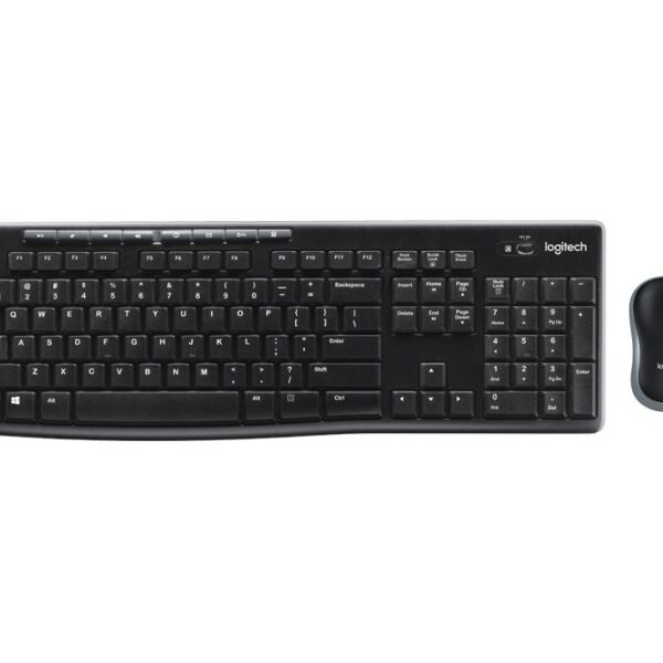 Kit Teclado e Mouse Sem Fio Logitech MK270 Wireless 2.4GHz USB Padrão ABNT2