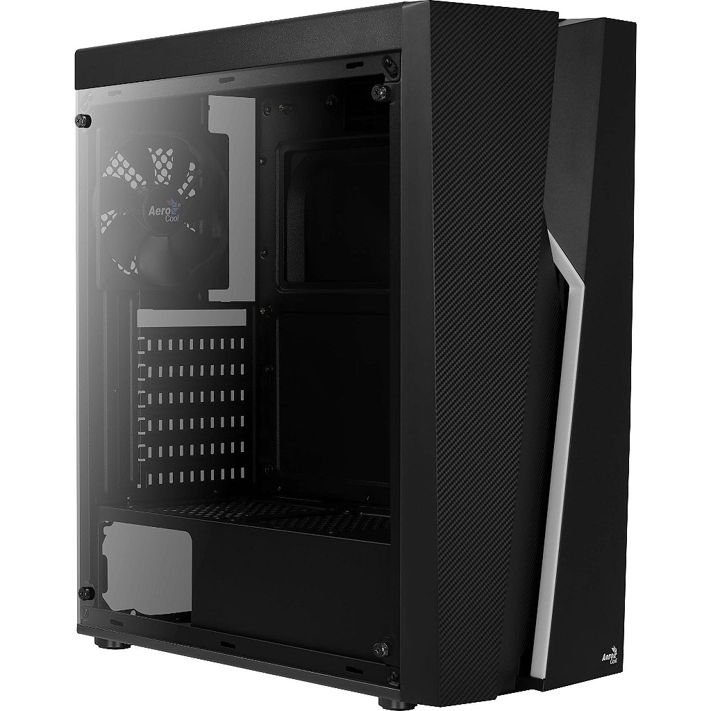 Gabinete Aerocool Bolt Mid Tower ATX RGB Painel Frontal LED Janela Acrílica Bolt-A-BK-v1 - Imagem 2