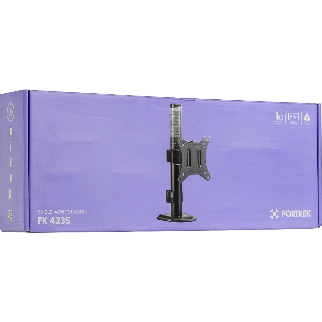 Suporte de Mesa Articulado para Monitor 17 a 32" Fortrek FK423S Padrão VESA 75/100 - Imagem 4