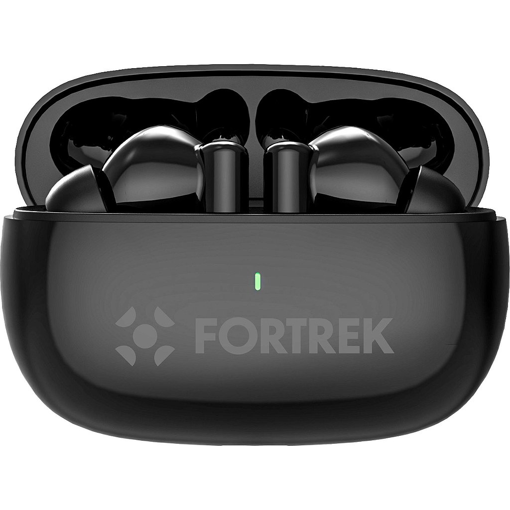 Fone de Ouvido Bluetooth TWS Sem Fio Fortrek HWS1 | Driver 13mm / Touch / USB-C / 4h bateria - Imagem 4