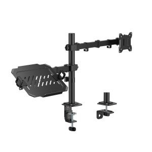 Suporte Articulado de Mesa Bluecase BSMN02-1BBX para Monitor 17-32pol e Notebook 12-17pol VESA Preto