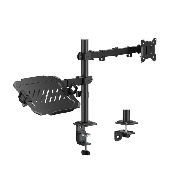 Suporte Articulado de Mesa Bluecase BSMN02-1BBX para Monitor 17-32pol e Notebook 12-17pol VESA Preto