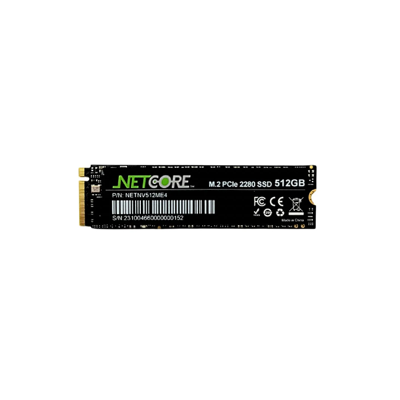 SSD NVME M.2 512GB NETCORE NETNV512ME4 2280 2000MB/s