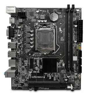 Placa-Mãe LGA1151 H110 GET H110M-GET DDR4 NVMe M.2 HDMI VGA USB 3.0 mATX