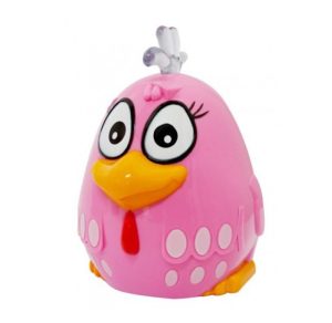 Caixa de Som Infantil Galinha Pintadinha CH-83 Rosa 3W com MP3 USB Cartão TF Rádio FM e Luzes (Saldão s/ garantia)