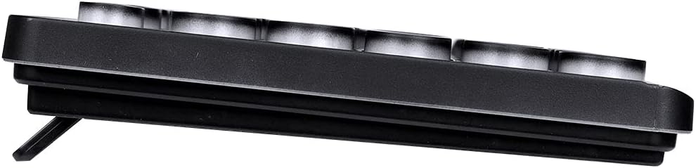 Teclado Vinik TC200 USB Slim com Fio Teclas Chocolate Redondas LED Branco Padrão ABNT2 - Imagem 3