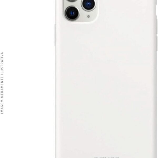 Capa Case Silicone Flip PCYes MT-11MB Branca para Apple iPhone 11 Pro Max