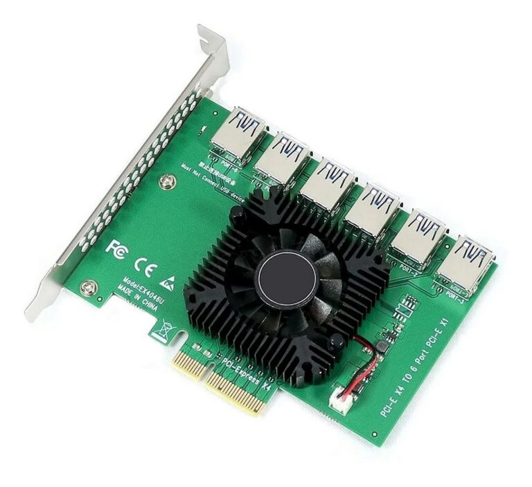 Placa Multiplicadora PCI-E 4x para 6x Portas USB 3.0 GENERICO Chipset ASM1812