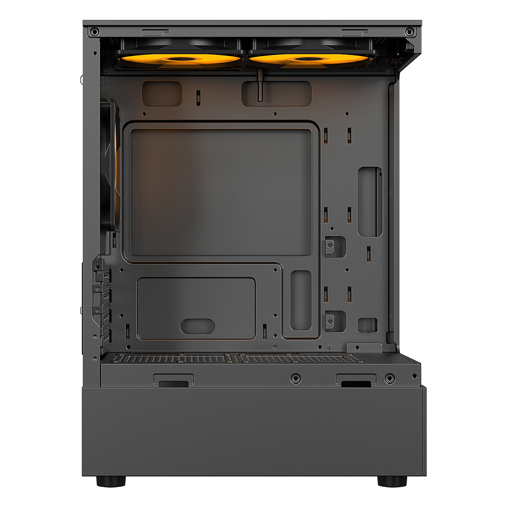 Gabinete Gamer Bluecase Nuker V2 Pro BG-053 Mid Tower mATX/Mini-ITX Vidro Temperado USB 3.2 Preto - Imagem 4