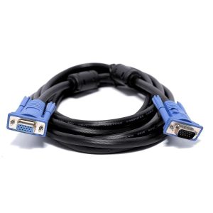 Cabo Extensor VGA Macho x Fêmea 3 Metros com Filtro de Ferrite