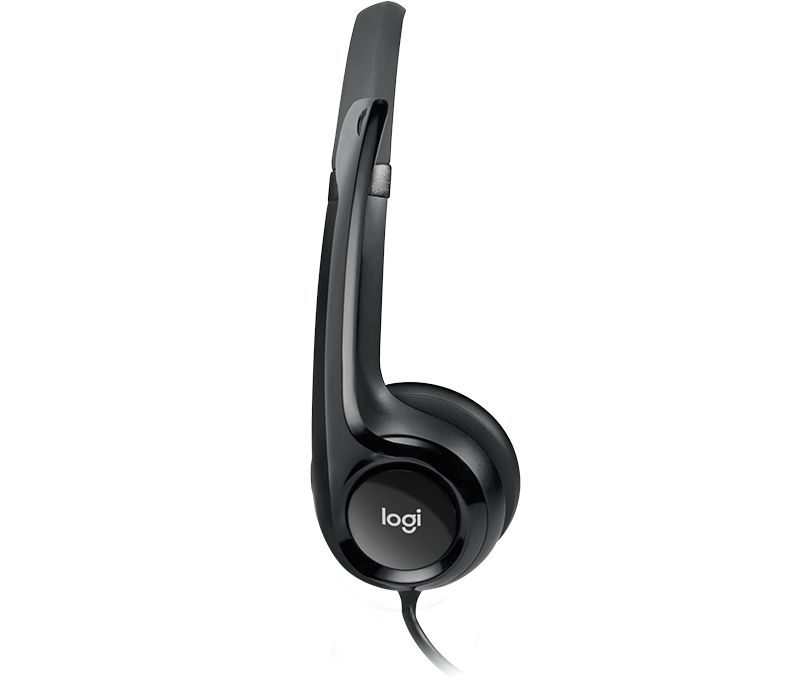 Headset Logitech H390 Áudio Digital em Couro USB Preto - Imagem 3