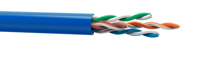 Cabo CFTV/Rede/CCA Winning 4 Pares Aluminio cobreado Azul Rolo 305m CB0058-AZ-305M (não homologado)