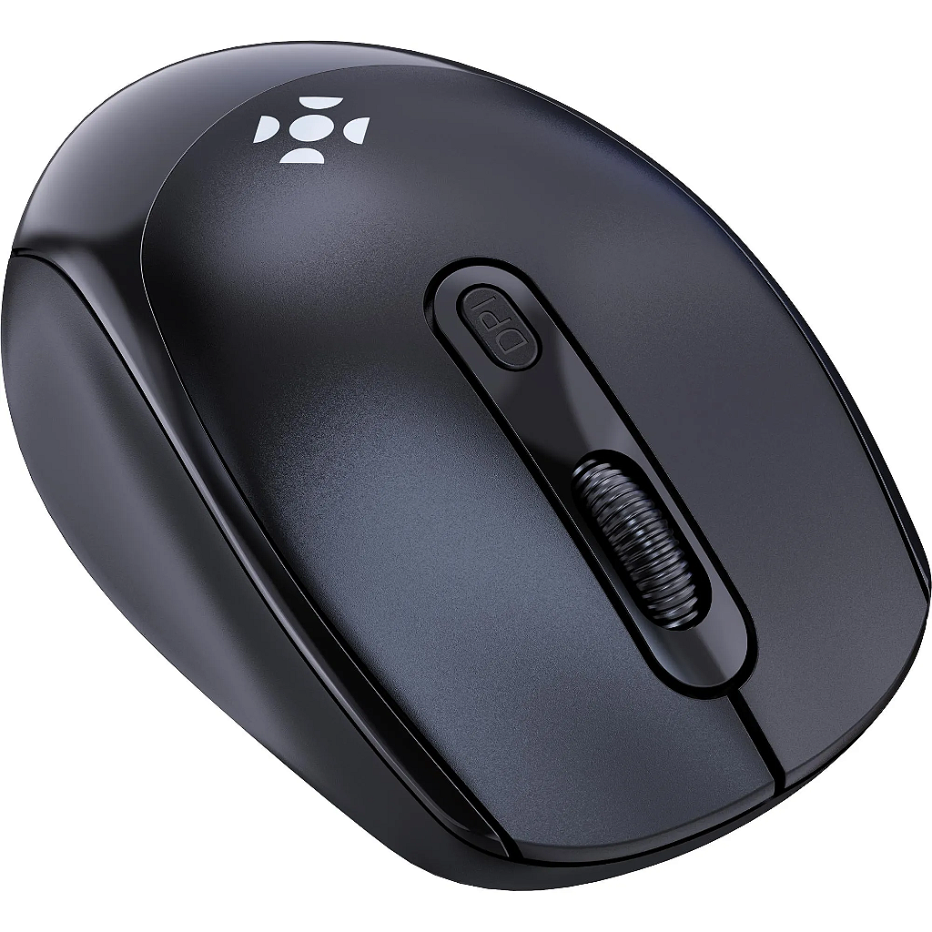 Mouse Sem Fio Office Compact 1600Dpi Preto MW12 Fortrek - Imagem 5