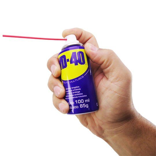 Lubrificante Spray WD-40 Produto Multiusos 100ml Aerossol com Válvula 180º - Imagem 2